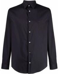 Emporio Armani - ロゴパッチ シャツ - Lyst