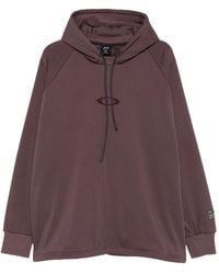 Oakley - Fgl Slick Logo-Embroidered Raglan-Sleeve Hoodie - Lyst