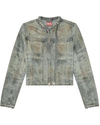 DIESEL - Veste D-Vulmar-Fsi En Jean - Lyst