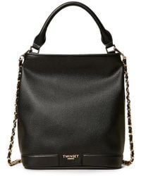 Twinset - Bucket Bag With Logo - Lyst