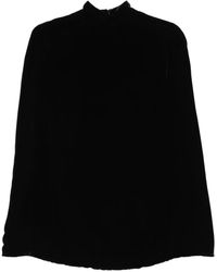 Raquel Diniz - Palmas Cape aus Samt mit Stehkragen - Lyst
