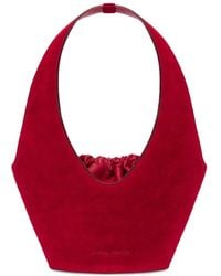 Alberta Ferretti - Schultertasche aus Wildleder - Lyst