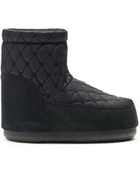 Moon Boot - Gesteppte Icon Low Stiefel - Lyst