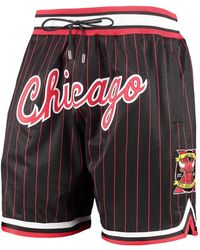 Mitchell & Ness - Pinstripe Drawstring Shorts - Lyst