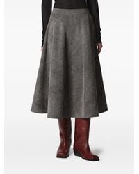 Roberto Collina - A-line Denim Skirt - Lyst