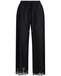 Liu Jo - Lace Drawstring Trousers - Lyst