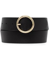 DKNY - Cinturón Con Hebilla Redonda - Lyst