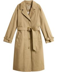 Woolrich - Cotton Trench Coat - Lyst