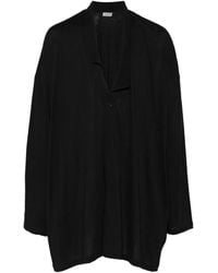 Yohji Yamamoto - V-Neck Button-Up Shirt Jacket - Lyst