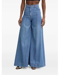 SIMONA CORSELLINI - Seam-Detail Jeans - Lyst