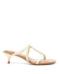 Jacquemus - Low Sandals With Premium Sheep Leather - Lyst