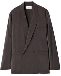 Lemaire - Light Double-Breasted Jacket - Lyst