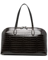 TOTEME - Borsa Tote Con Effetto Coccodrillo - Lyst