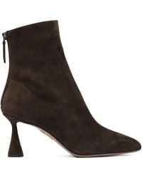 Aquazzura - Amore スエード アンクルブーツ 75mm - Lyst