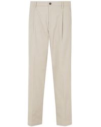 Department 5 - Pleated Straight-Leg Trousers - Lyst