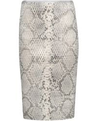 Alexander Wang - Snake-Print Pencil Skirt - Lyst