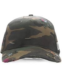 NAHMIAS - Distressed Camouflage-Print Baseball Cap - Lyst
