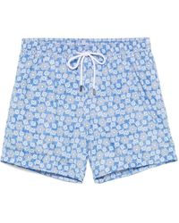 Barba Napoli - Floral-Print Swim Shorts - Lyst