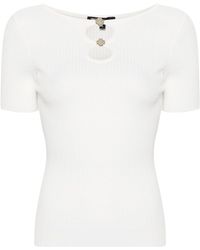 Maje - Cut-out Ribbed Top - Lyst
