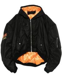 LỰU ĐẠN - Chaqueta Bómber Con Capucha - Lyst
