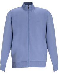 BOSS - Long-Sleeve Zip-Up Sweatshirt - Lyst
