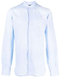 Barba Napoli - Long-sleeve Linen Shirt - Lyst