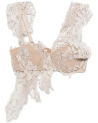 GIUSEPPE DI MORABITO - Floral-Lace Top - Lyst