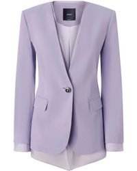 Pinko - Sakko Im Layering-Look - Lyst