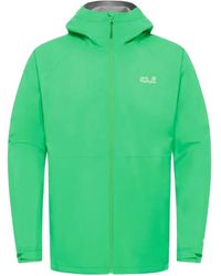 Jack Wolfskin - Prelight Logo-Print Hooded Jacket - Lyst