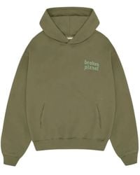 BROKEN PLANET - Hoodie mit Logo - Lyst