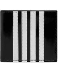 Thom Browne - Leather 4-Bar Strip-Detail Wallets - Lyst