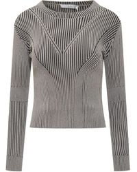 IRO - T-Shirt aus geripptem Strick - Lyst