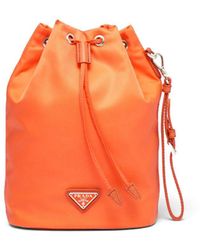 Prada Mesh Detail Bucket Bag - Farfetch