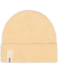 ROUGH - Label-Detail Beanie - Lyst