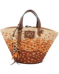 Anya Hindmarch - Small Fish-Charm Woven Tote Bag - Lyst