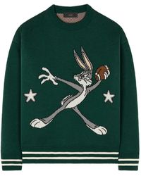Alanui - X Looney Tunes Bugs Bunny Long-Sleeve Sweater - Lyst