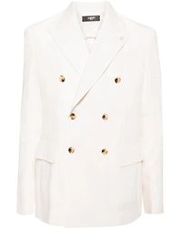 Amiri - Linen-Cotton Blend Blazer - Lyst