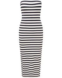 LoveShackFancy - Striped Strapless Dress - Lyst