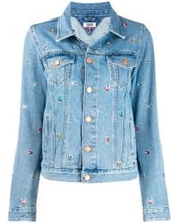 Tommy Hilfiger Jean and denim jackets for Women | Online Sale up to 50% off  | Lyst