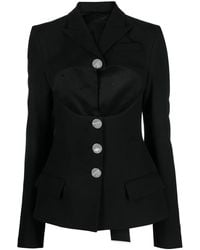 The Attico - Gwenda Single-Breasted Blazer - Lyst