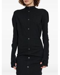 Issey Miyake - Robe Courte À Boutonnière - Lyst