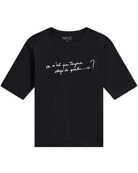 agnès b. - Brando Cotton T-shirt - Lyst