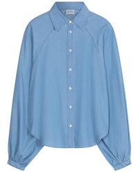 Closed - Denim-Effect Shirt - Lyst