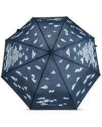 Moschino - Cloud-Print Folding Umbrella - Lyst