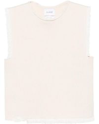 Barrie - Top Con Detalle Deshilachado - Lyst