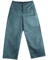 Uma Wang - Straight-Leg Logo-Patch Trousers - Lyst