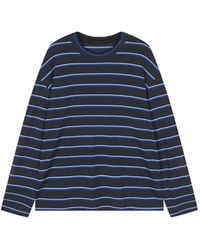 JNBY - Stripe-Print Long-Sleeve T-Shirt - Lyst