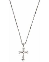 Emanuele Bicocchi - Cross Pendant Necklace - Lyst