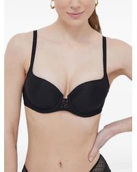 Chantelle - Norah Lace-Trim Underwired Bra - Lyst