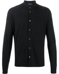 Zanone - Regular-Fit Cotton Shirt - Lyst